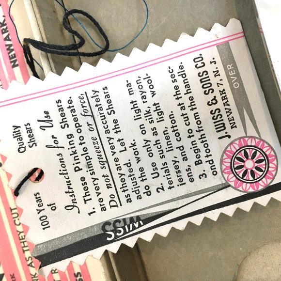 WISS Pinking Shears Scissors Model C in Original Box Vtg - Picture 8 of 14